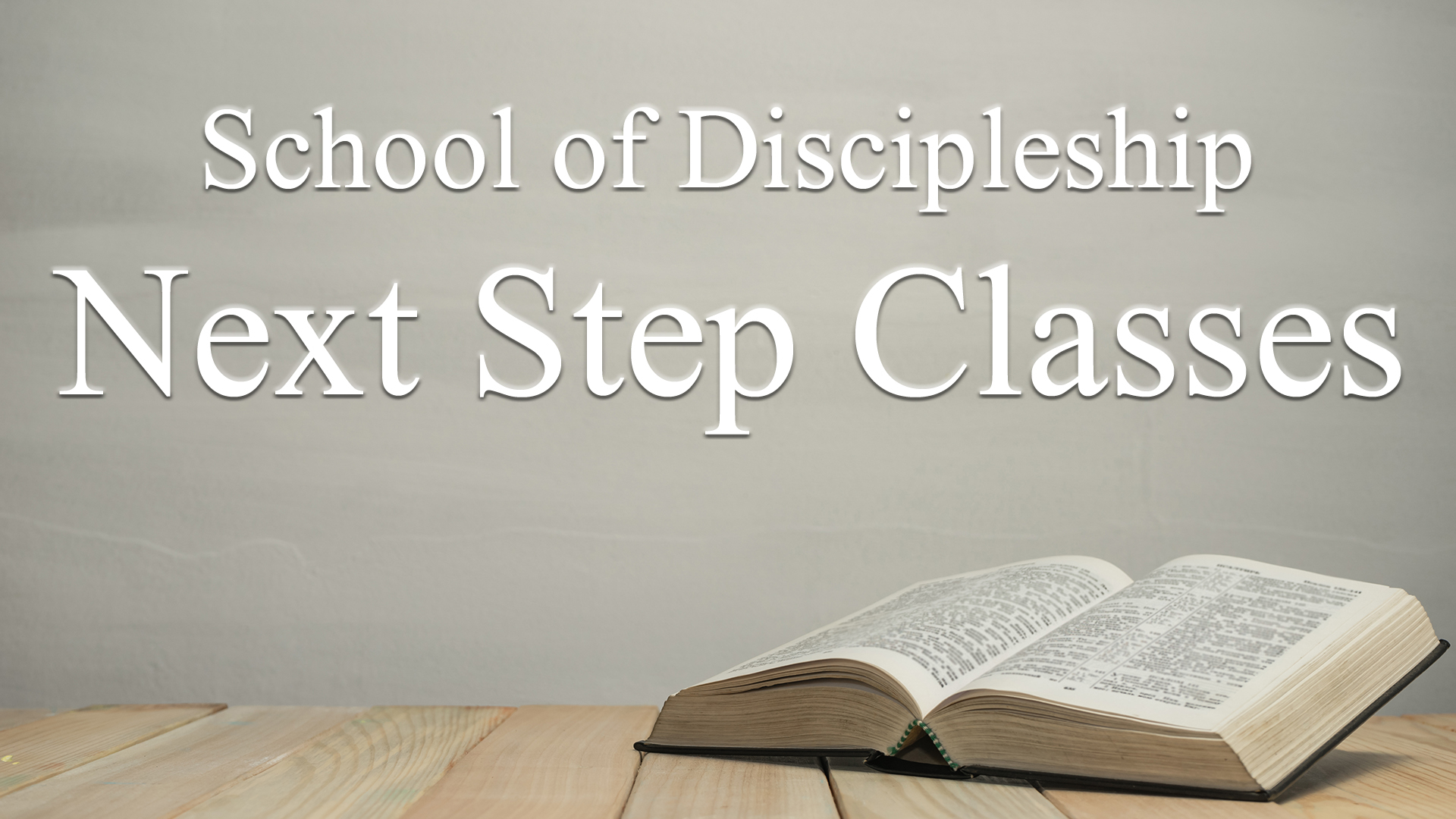Firm Foundation Discipleship Program