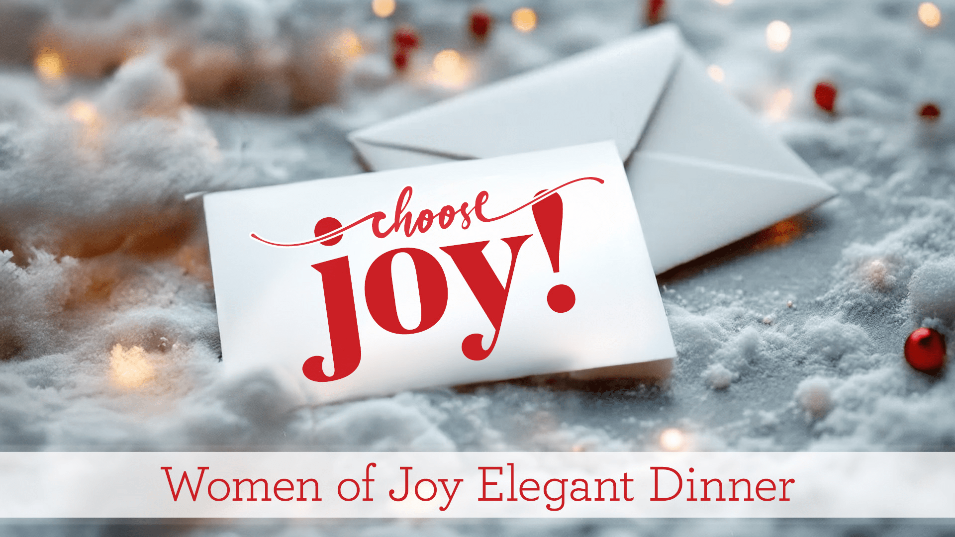 Women's Elegant Dinner x Choose Joy A